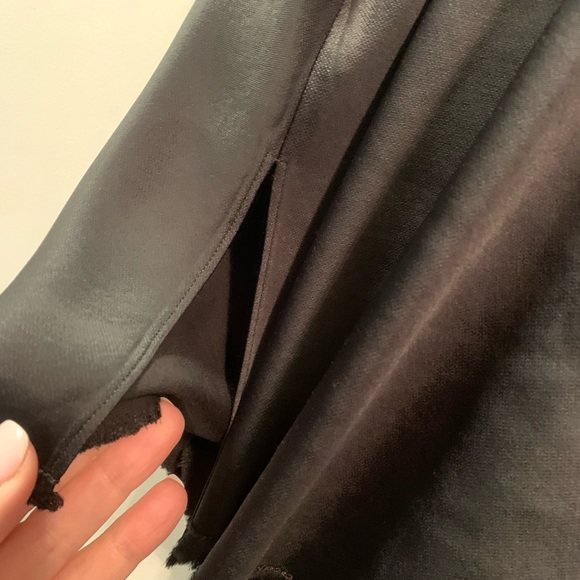 HELMUT LANG black silk tank top medium racerback - Picture 12 of 12